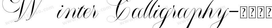 Winter Calligraphy字体转换
